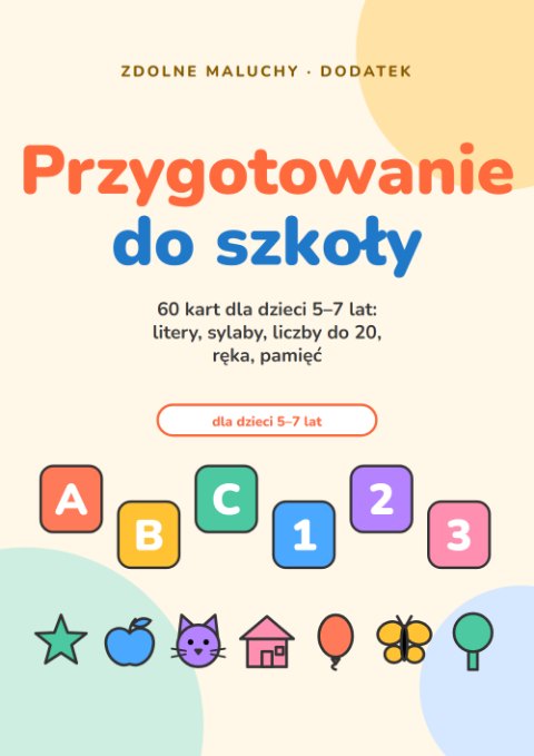 Okładka: Przygotowanie do szkoły – 60 kart